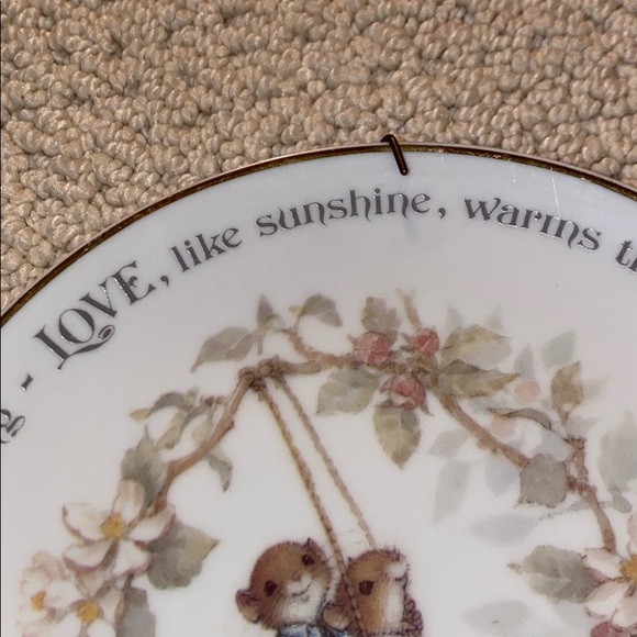 Vintage Lasting Memories Decorative Plate Mice - Picture 7 of 12